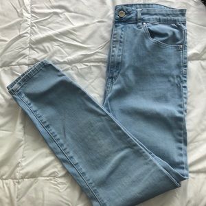 Denim jeggings
